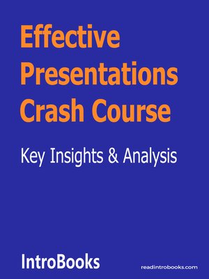 cover image of Effective Presentations Crash Course